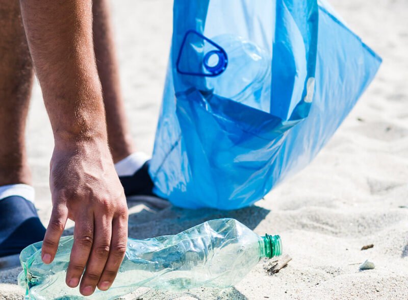 Cleaning the Beaches on the  West Coast of the USA